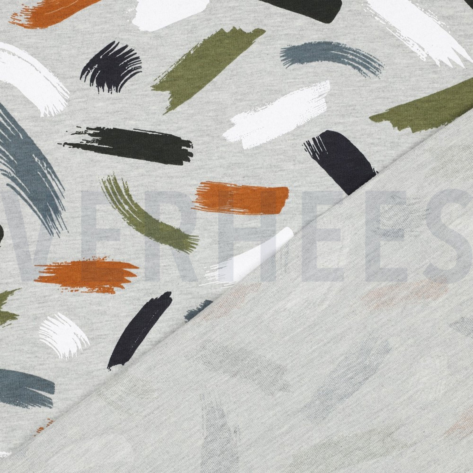 SOFT SWEAT MELANGE BRUSH STROKES GREY MELANGE (high resolution) #4