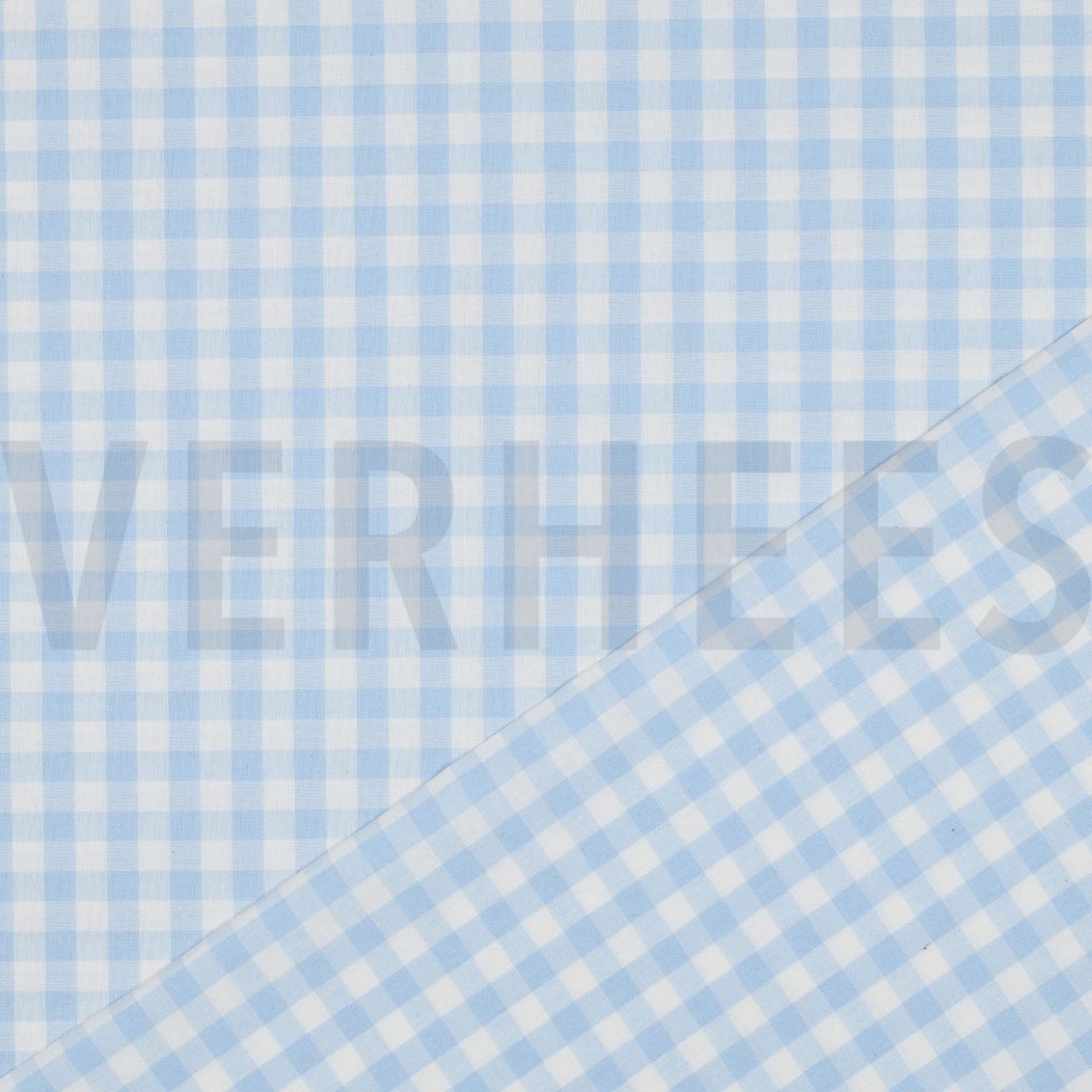 CHECK LIGHT BLUE #4