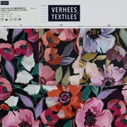 FRENCH TERRY DIGITAL FLOWERS BLACK (thumbnail) #4