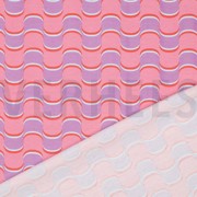FRENCH TERRY ABSTRACT FLOWERS PURPLE (thumbnail) #4