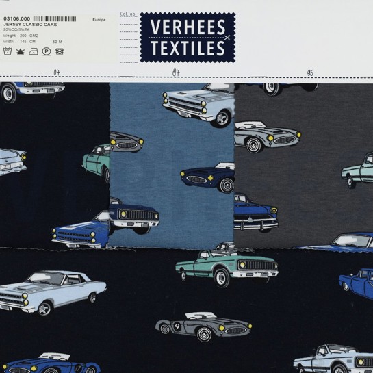 JERSEY CLASSIC CARS NAVY #7