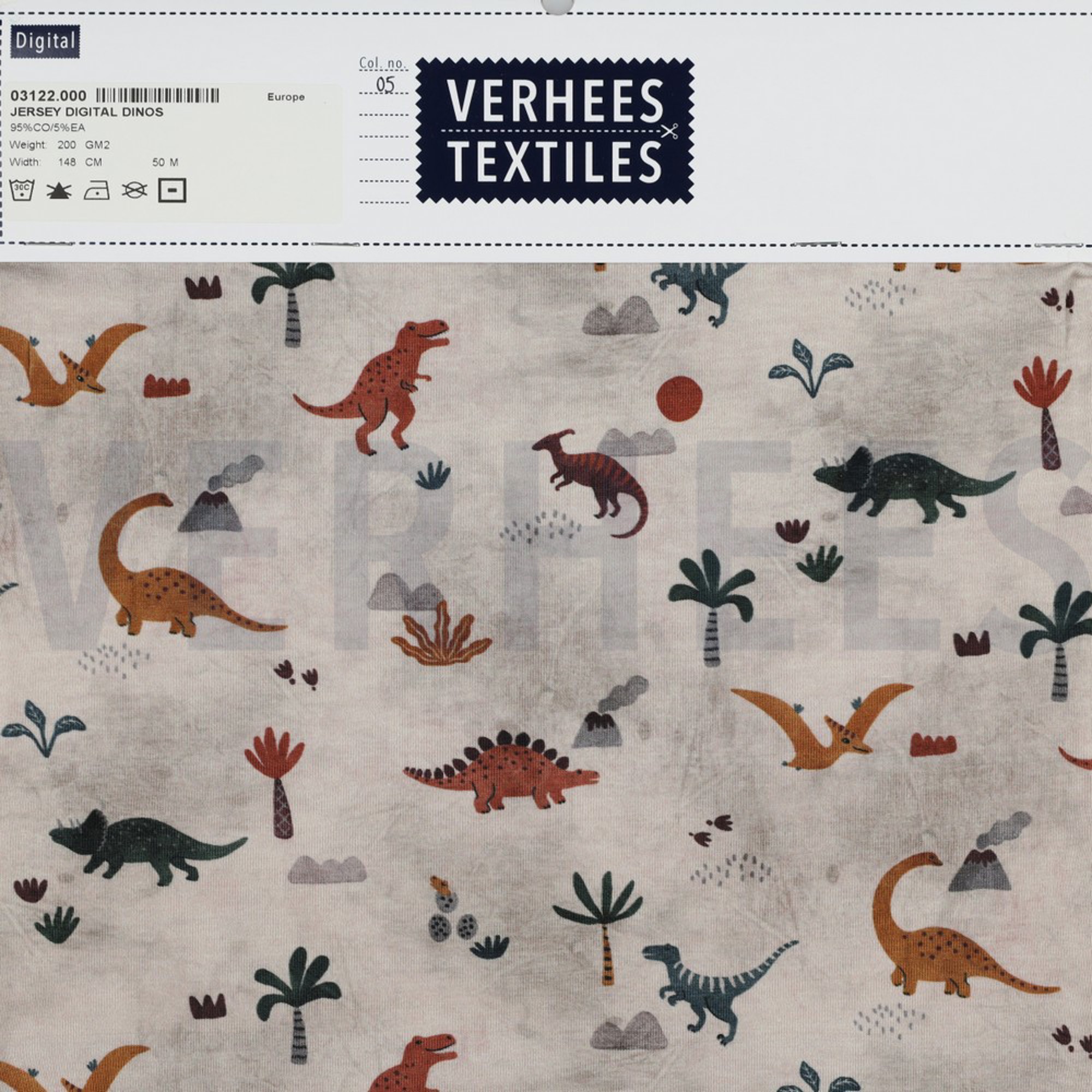 JERSEY DIGITAL DINOS TAUPE (high resolution) #4