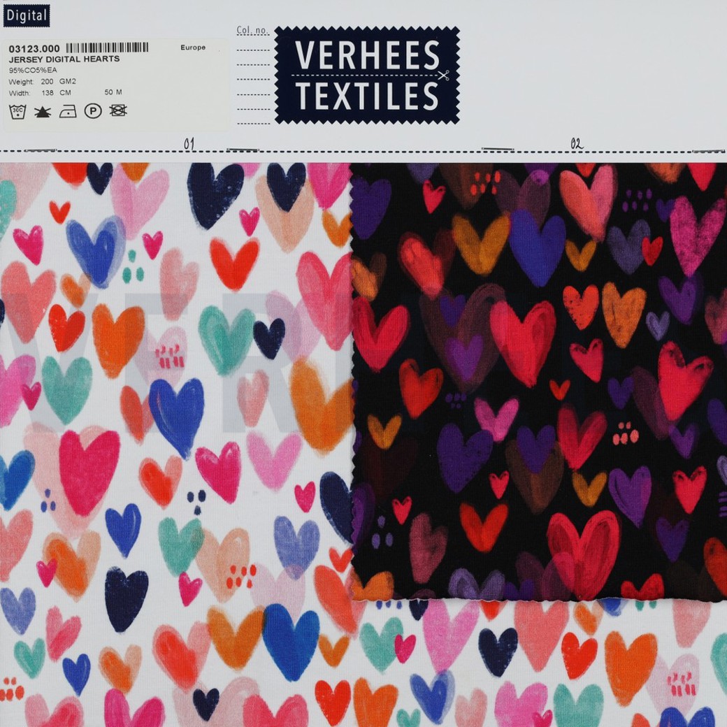 JERSEY DIGITAL HEARTS BLACK #4