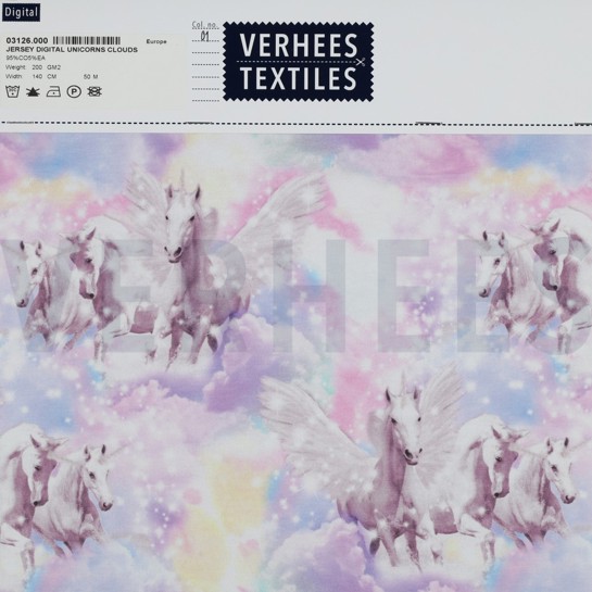 JERSEY DIGITAL LICORNES NUAGES LAVANDE #7