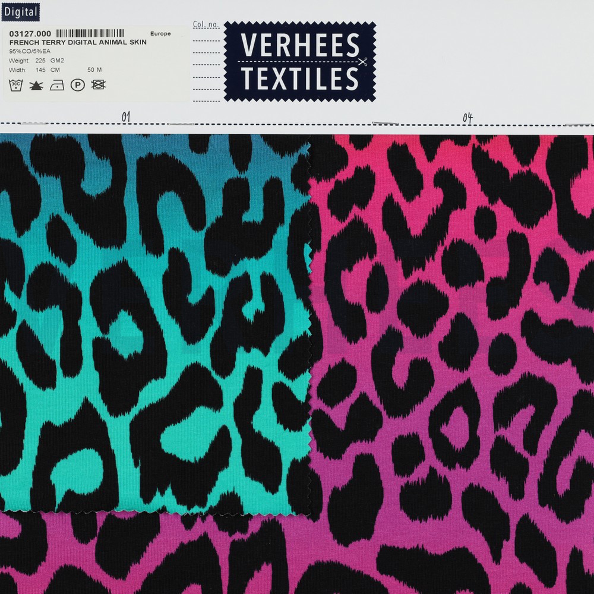 FRENCH TERRY DIGITAL ANIMAL SKIN PINK (high resolution) #4