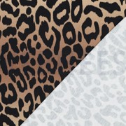FRENCH TERRY DIGITAL ANIMAL SKIN LIGHT BROWN (thumbnail) #4
