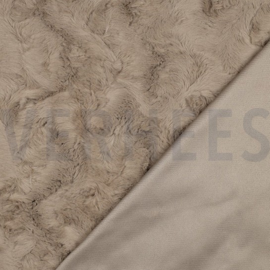 FAUSSE FOURRURE SABLE #7