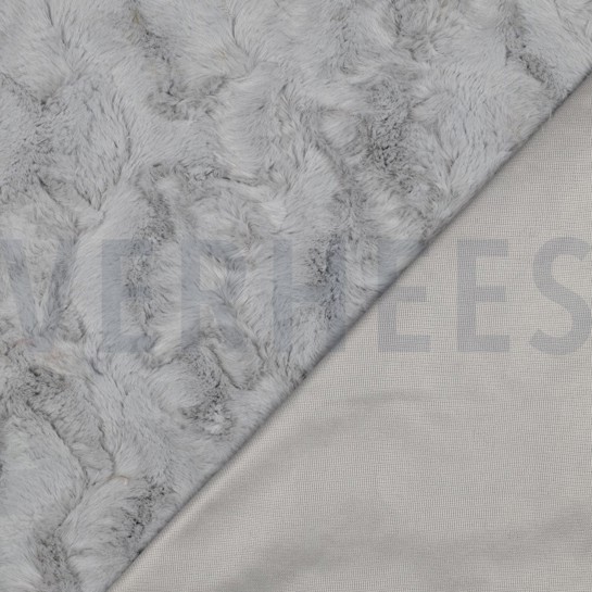 FAUX FUR LIGHT GREY #7