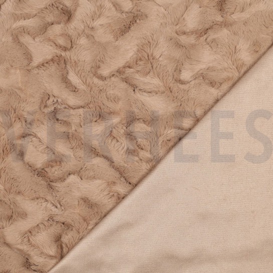 KUNSTPELZ HELLBRAUN #7