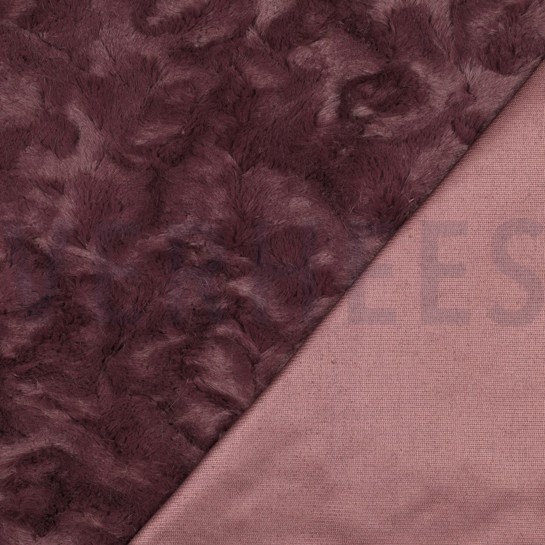 FAUX FUR AUBERGINE #7