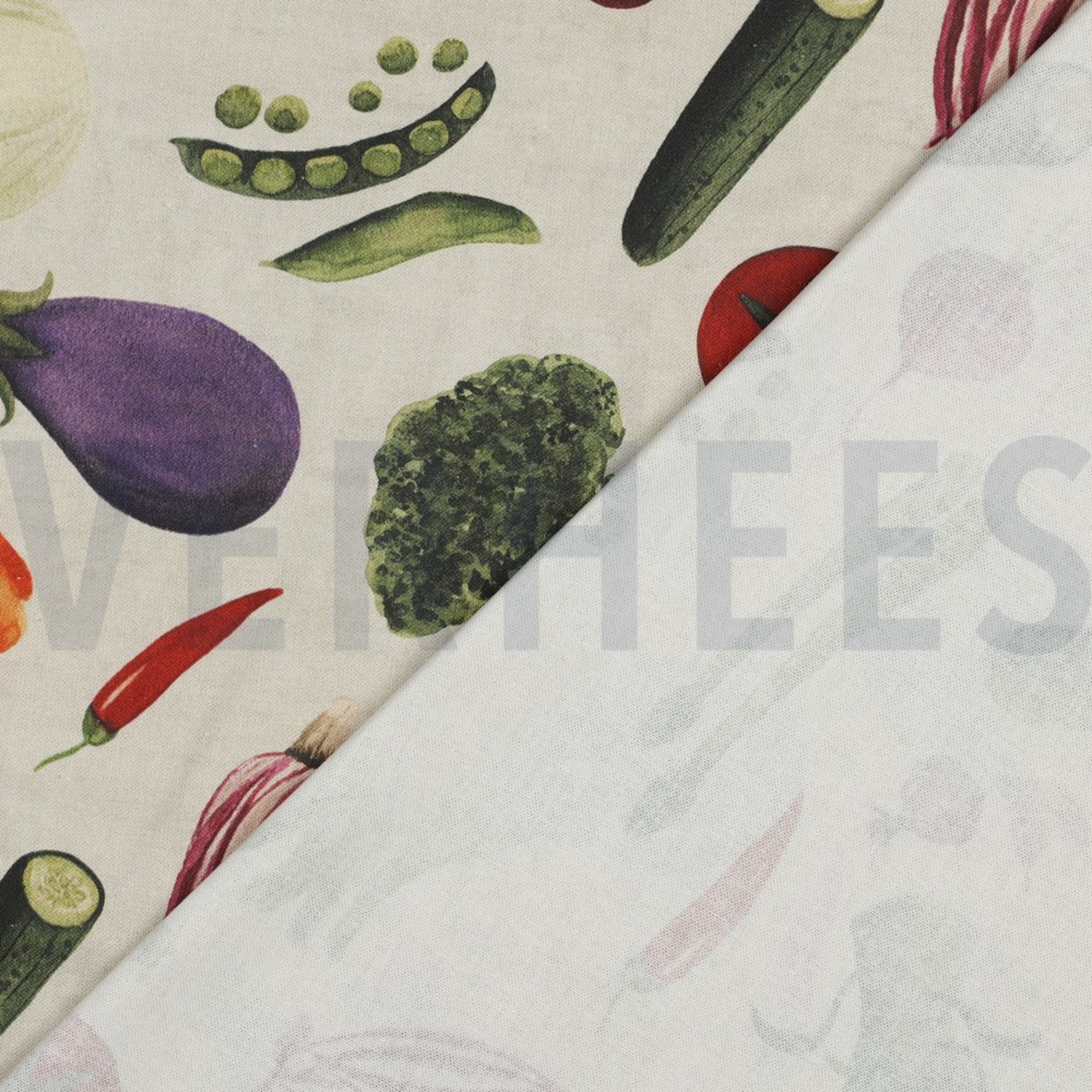 CANVAS DIGITAL VEGETABLES ECRU (high resolution) #4