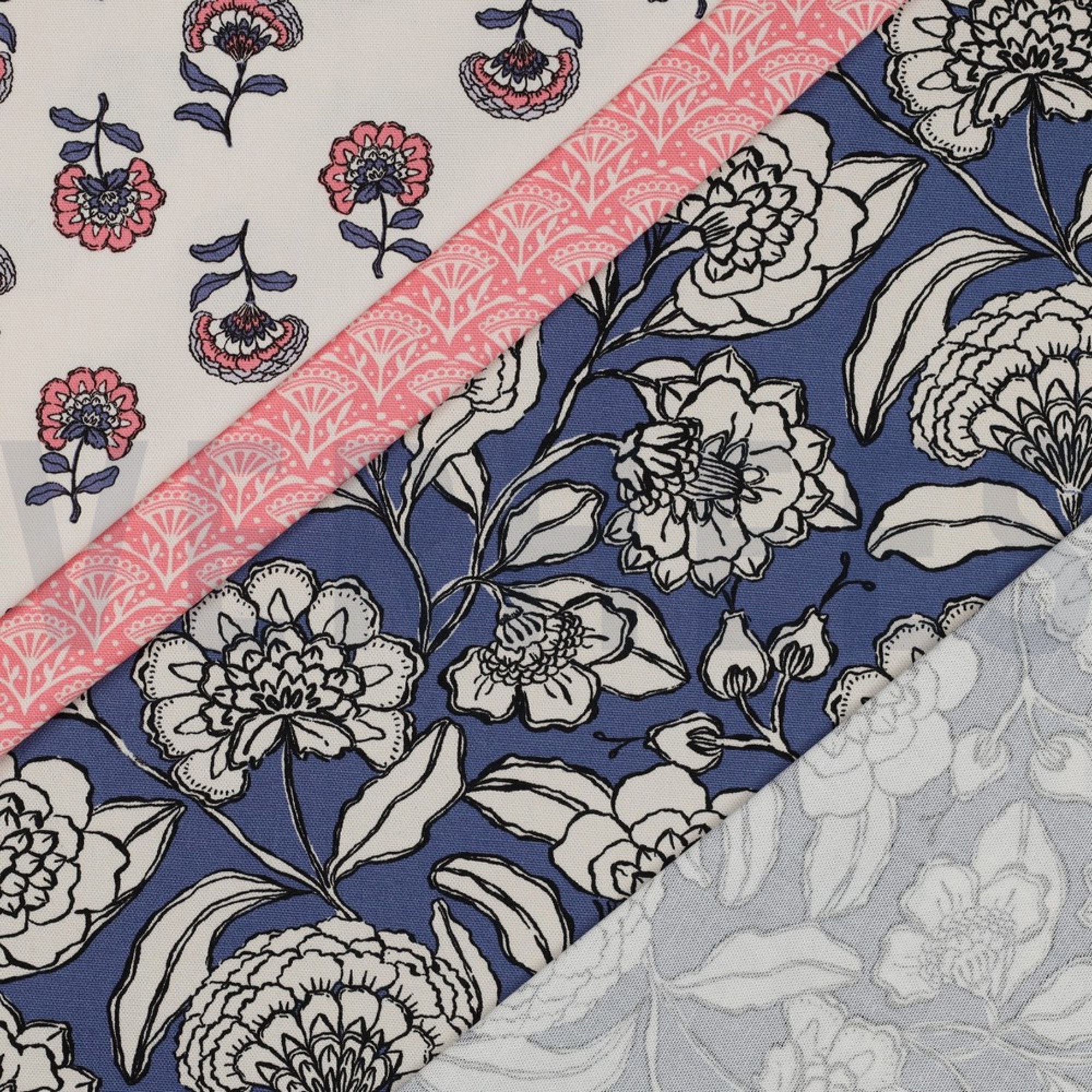 CANVAS FLOWERS BLUE (high resolution) #4