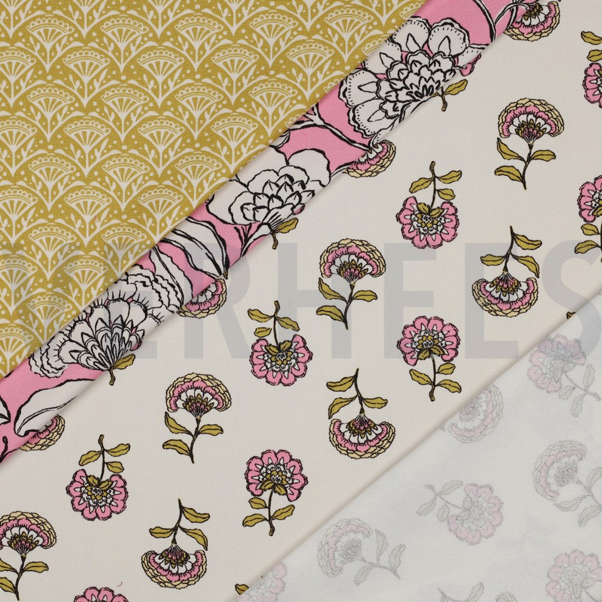 CANVAS FLOWERS PINK/LIME (high resolution) #4