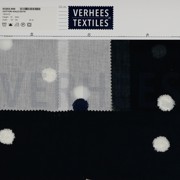 COTTON VOILE DOTS NAVY / WHITE (thumbnail) #4