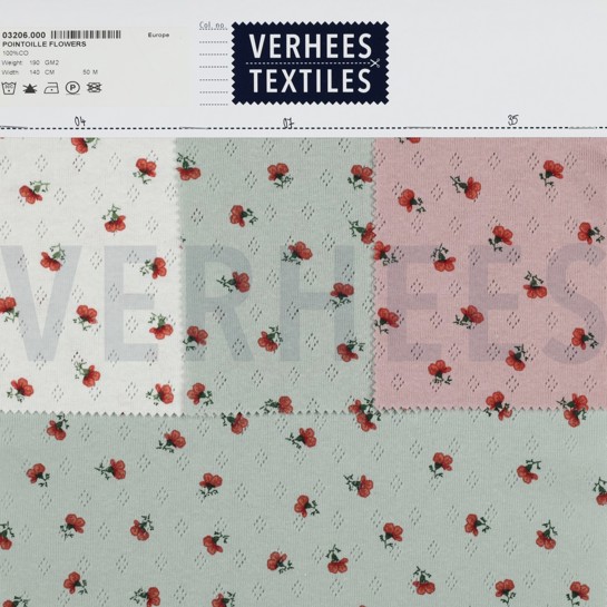 POINTOILLE FLEURS ROSE ANCIEN #7