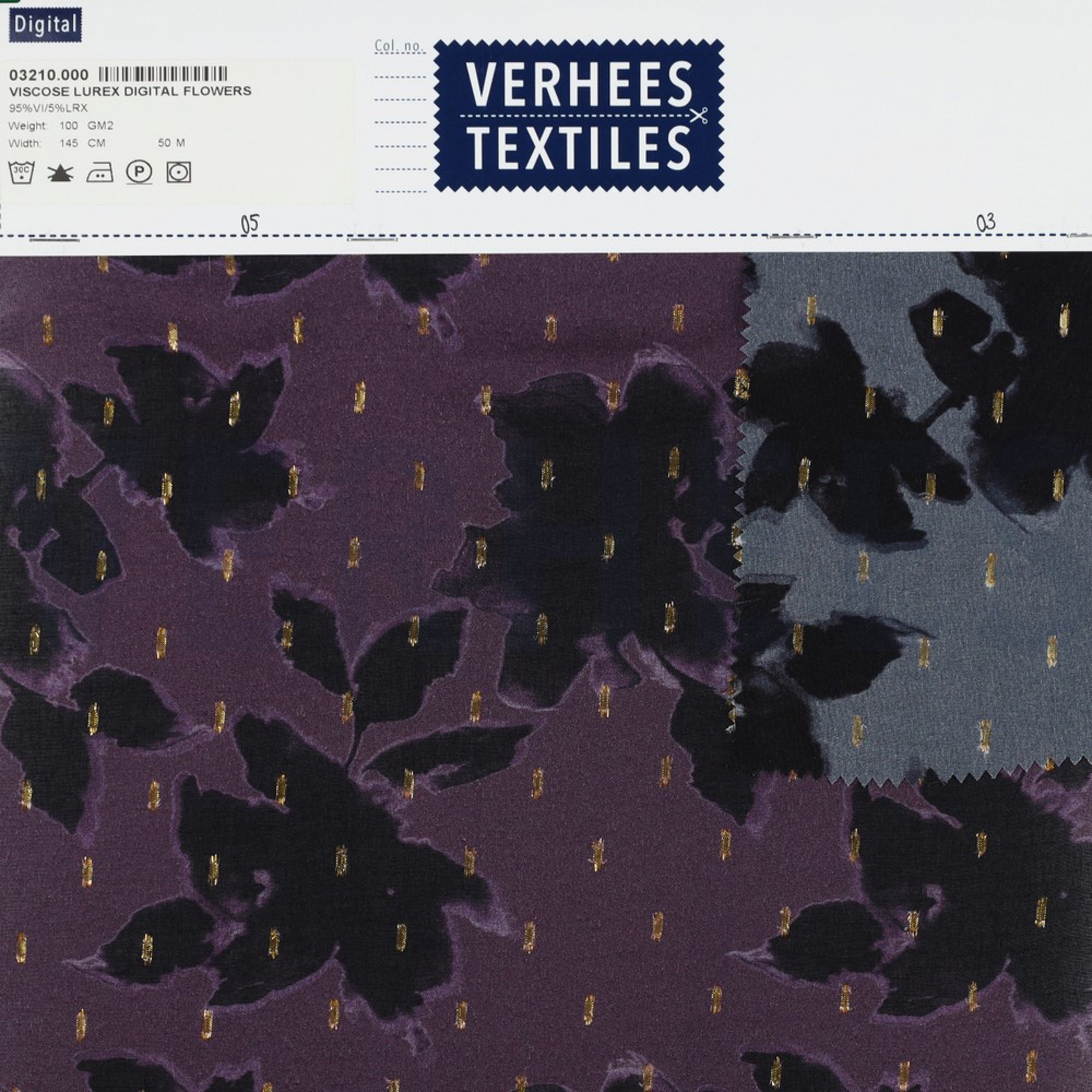 VISCOSE LUREX DIGITAL FLOWERS BLUE (high resolution) #4