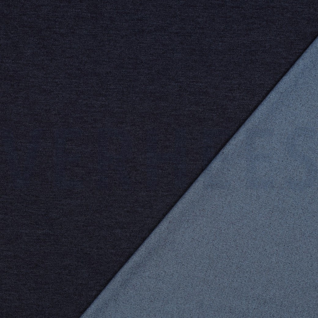 DENIM KNIT TWILL INDIGO BLUE #4