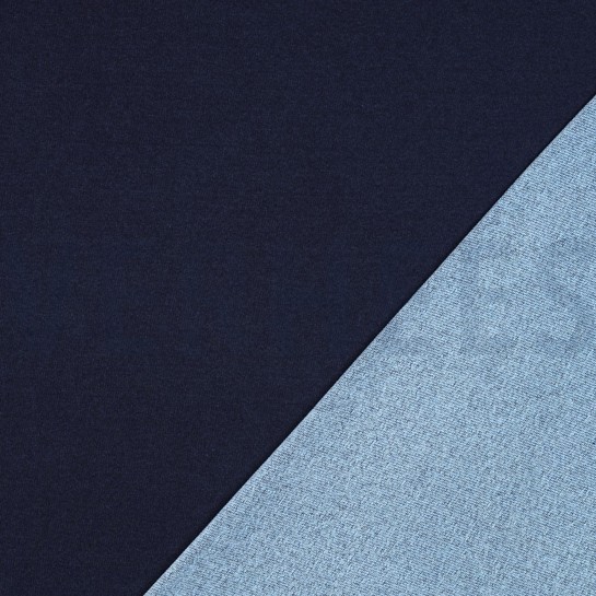 DENIM FRENCH TERRY DARK BLUE #7