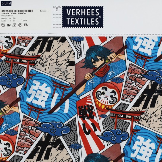 JERSEY DIGITAAL  MANGA MULTICOLOR #7