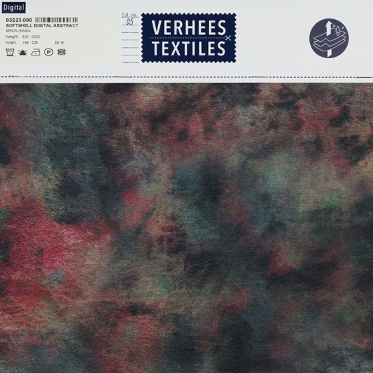 SOFTSHELL DIGITAL ABSTRACT ANTHRACITE #7