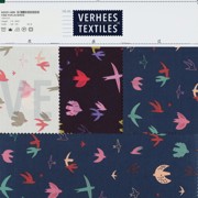 FINE POPLIN BIRDS NAVY (thumbnail) #4