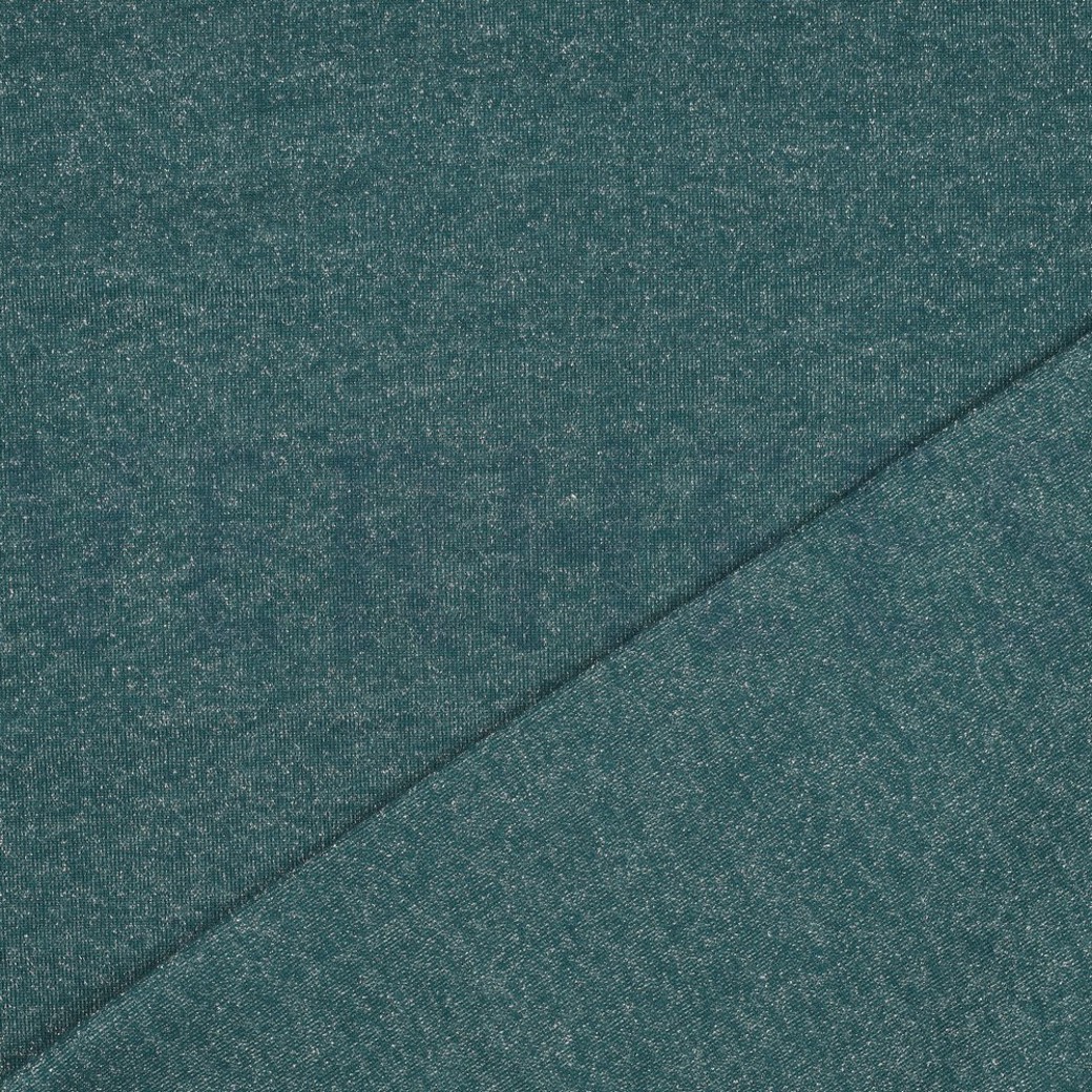 SWEAT LUREX DARK CYAN SILVER #4