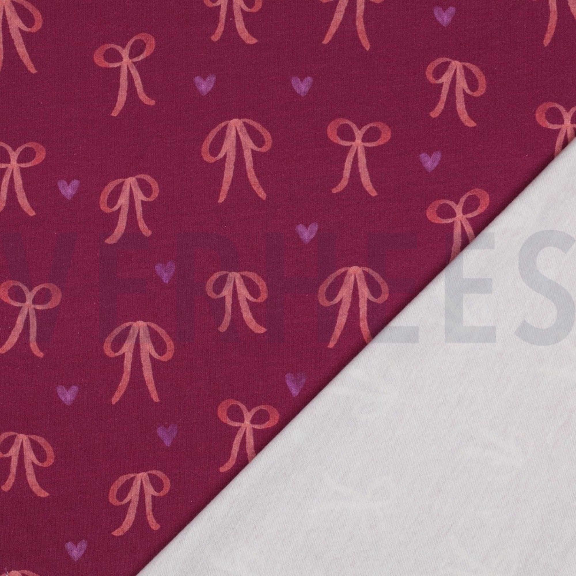 SWEAT DIGITAL BOWS & HEARTS FUCHSIA (high resolution) #4