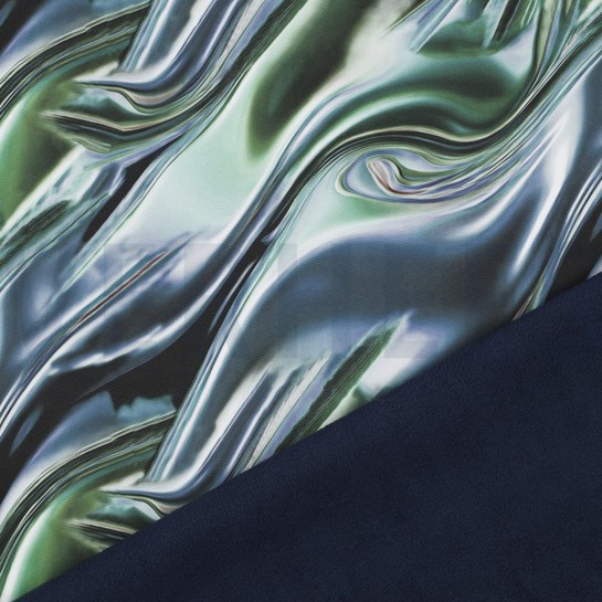 SOFTSHELL DIGITAL FLÜSSIGMETALL JEANS / GRÜN #7