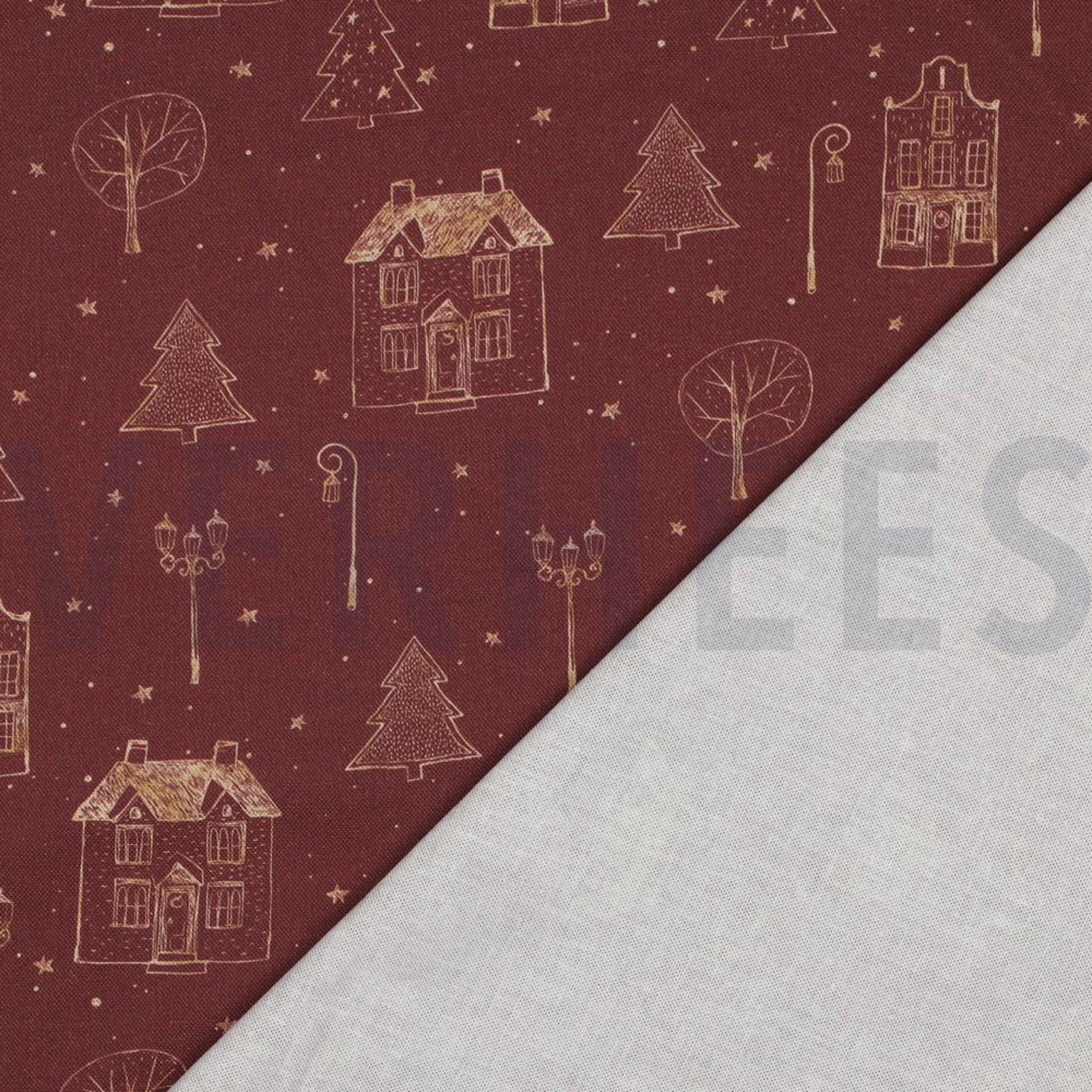 CANVAS DIGITAL CHRISTMAS HOME BORDEAUX (high resolution) #4