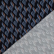 ROSELLA STRETCH ABSTRACT NAVY (thumbnail) #4