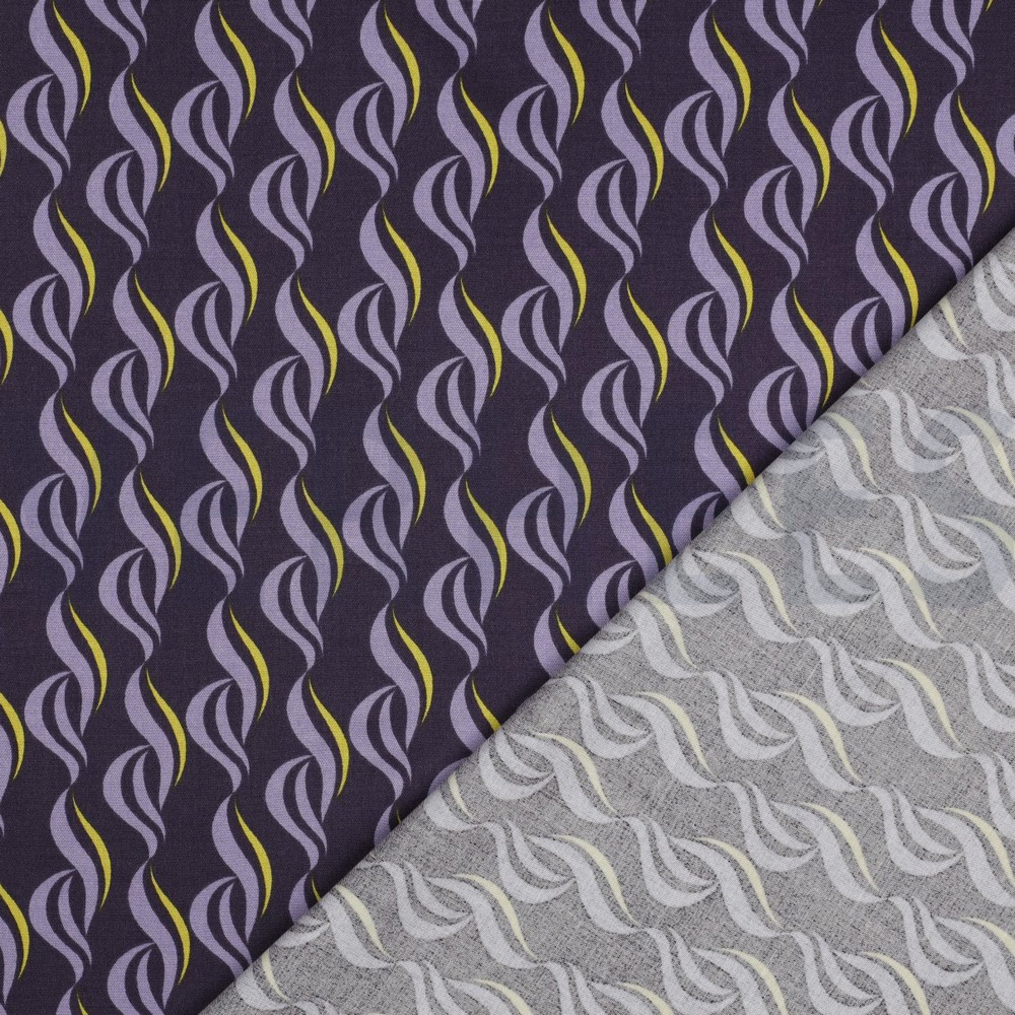ROSELLA STRETCH ABSTRACT DARK PURPLE (high resolution) #4