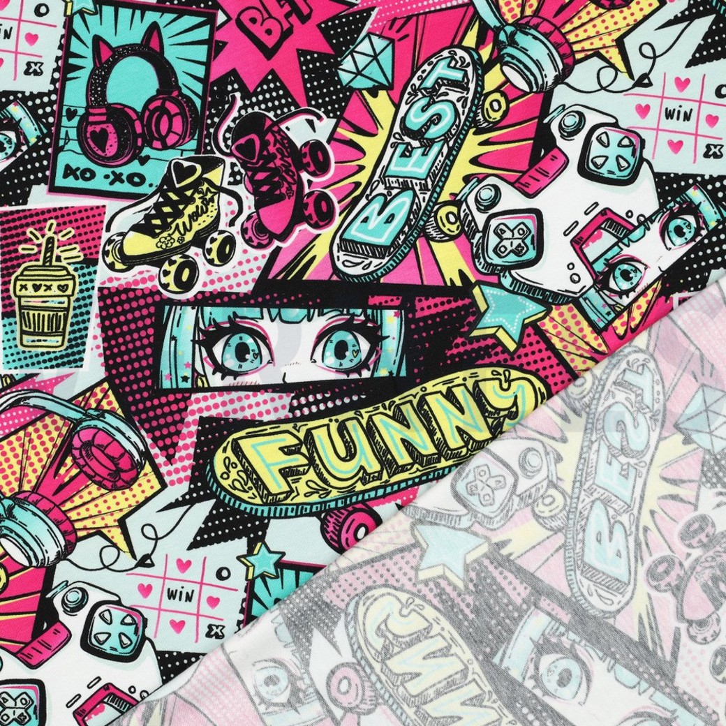 JERSEY DIGITAL MANGA MULTICOLOUR #4