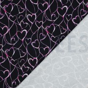 FRENCH TERRY DIGITAL BUTTERFLIES NAVY (thumbnail) #4