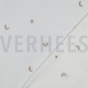 DOUBLE GAUZE EMBROIDERY STARS OFF-WHITE (thumbnail) #4