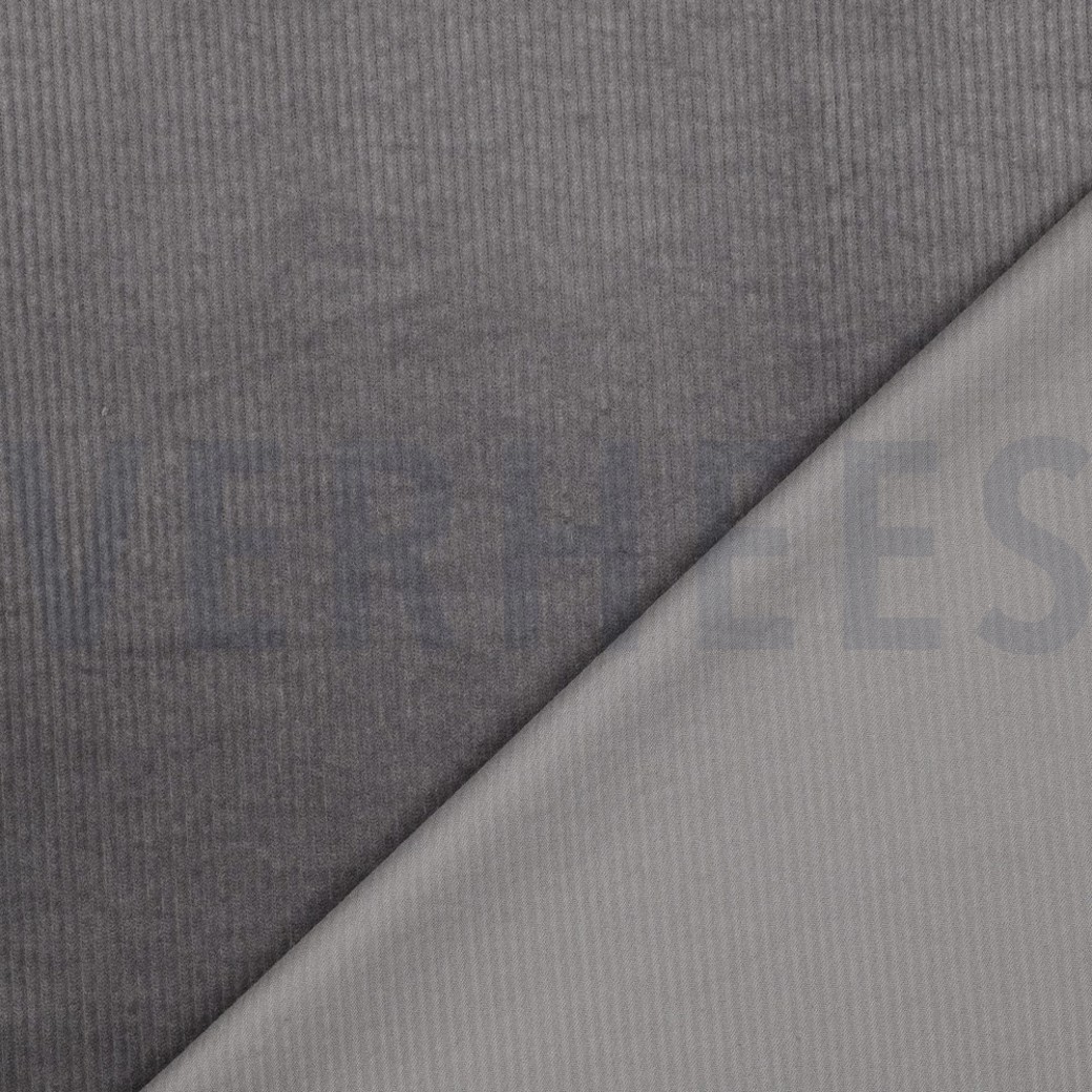 CORDUROY WASHED 6W STRETCH GREY #4