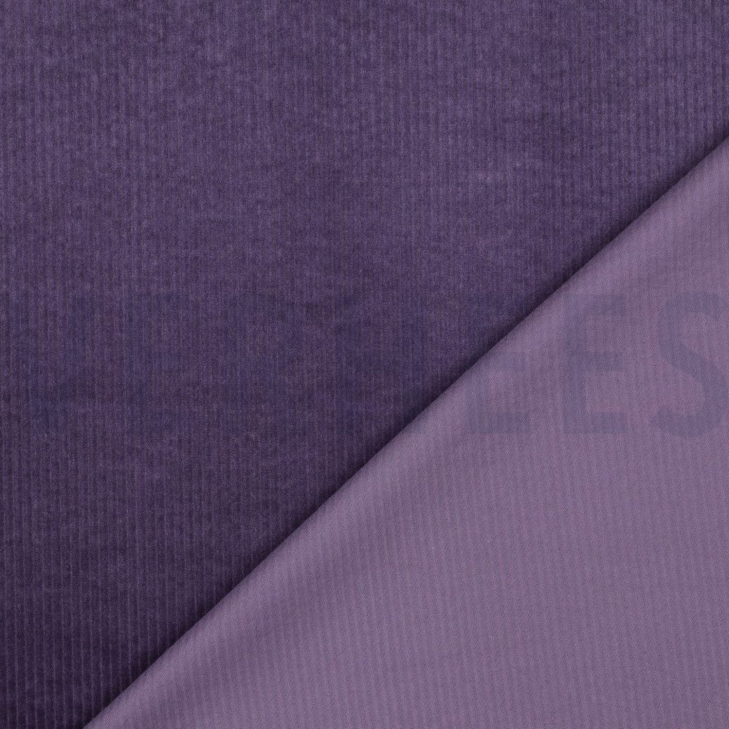 CORDUROY WASHED 6W STRETCH DARK LAVENDER #4