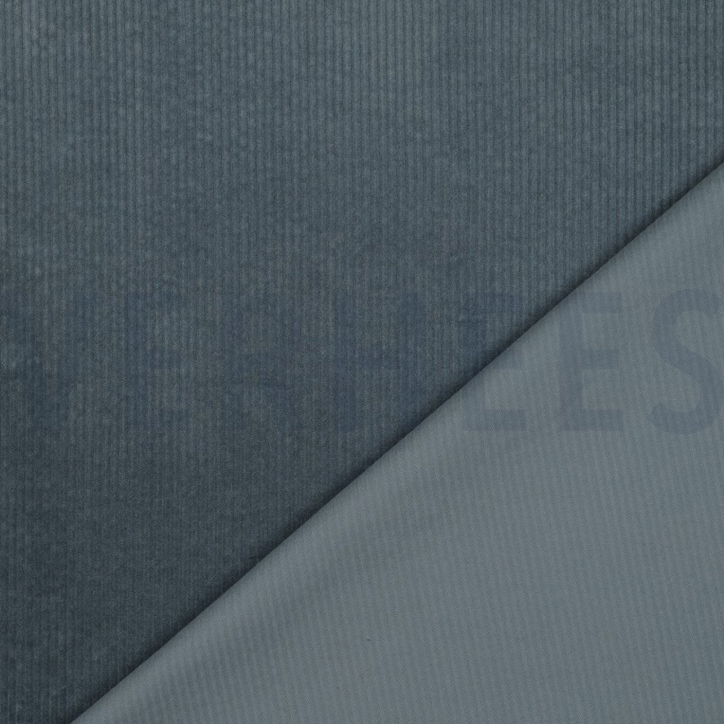 CORDUROY WASHED 6W STRETCH GREY BLUE #4