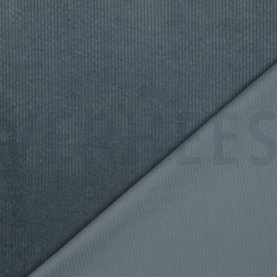 CORD GEWASCHEN 6W STRETCH BLAUGRAU #7