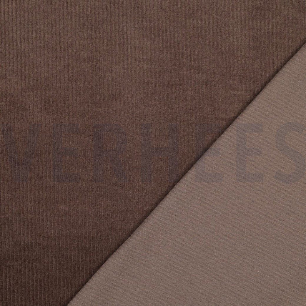 CORDUROY WASHED 6W STRETCH DARK BROWN #4