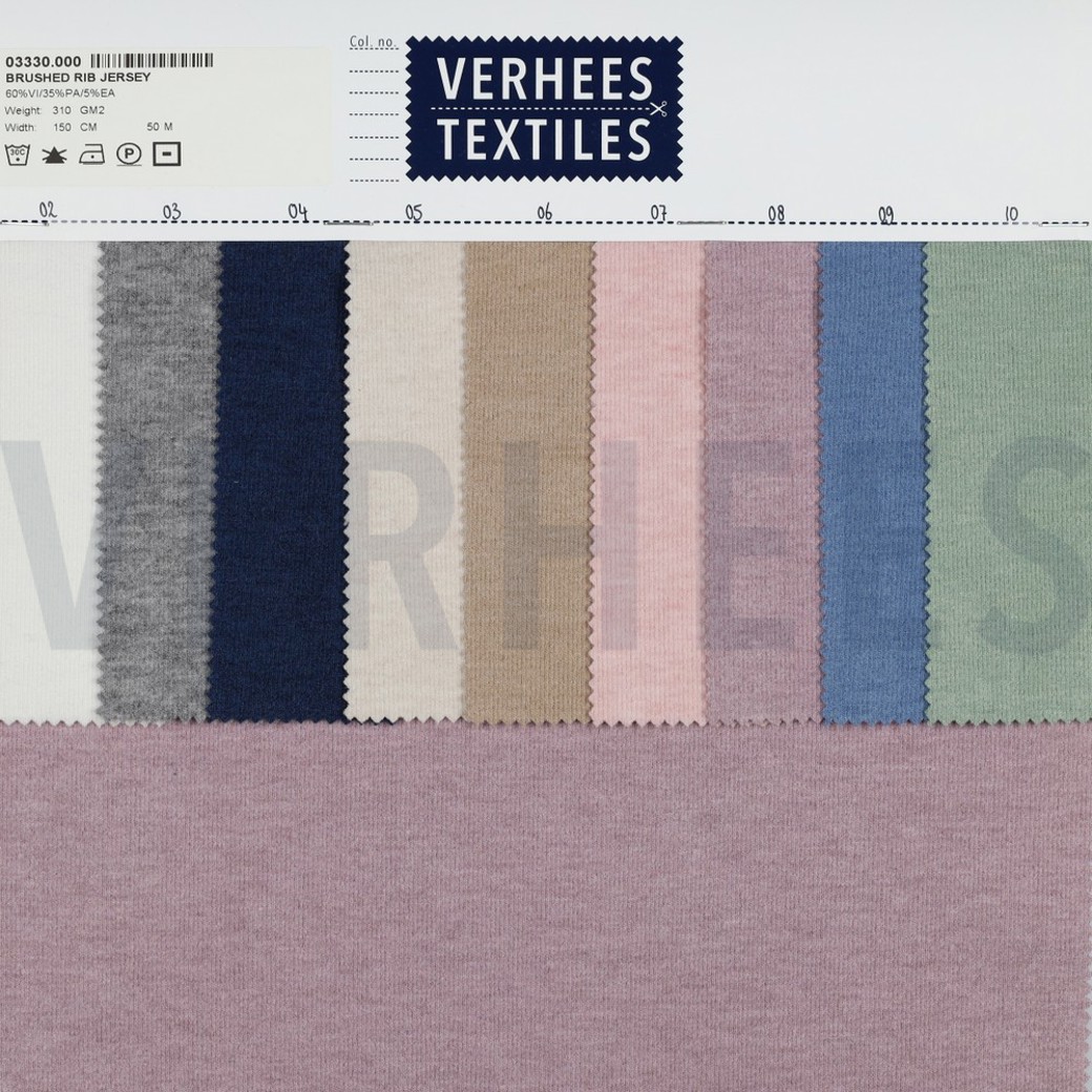 BRUSHED RIB JERSEY ECRU #4
