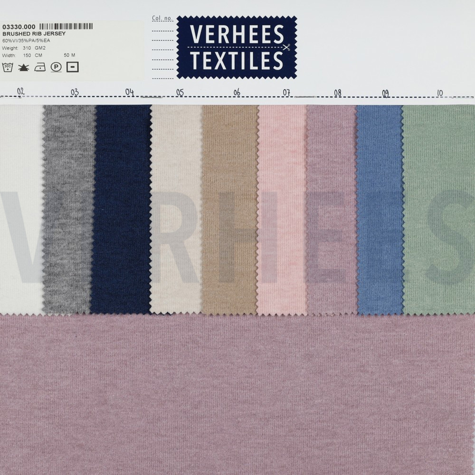 BRUSHED RIB JERSEY ECRU (high resolution) #4