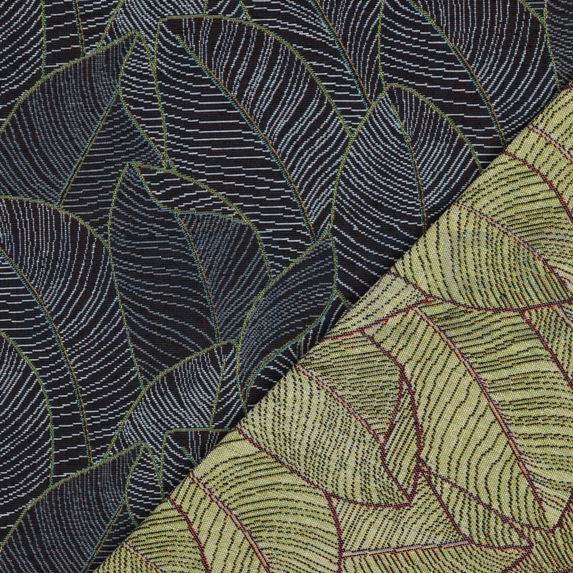 GOBELIN LEAVES DARK BLUE (high resolution) #4
