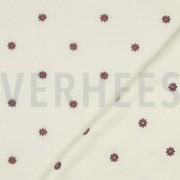 TEDDY EMBROIDERY FLOWERS ECRU (thumbnail) #4