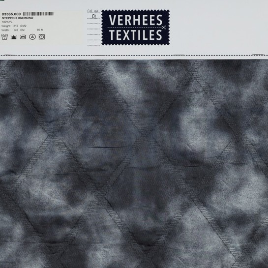 STEPPED DIAMOND MIDNIGHT BLUE #7