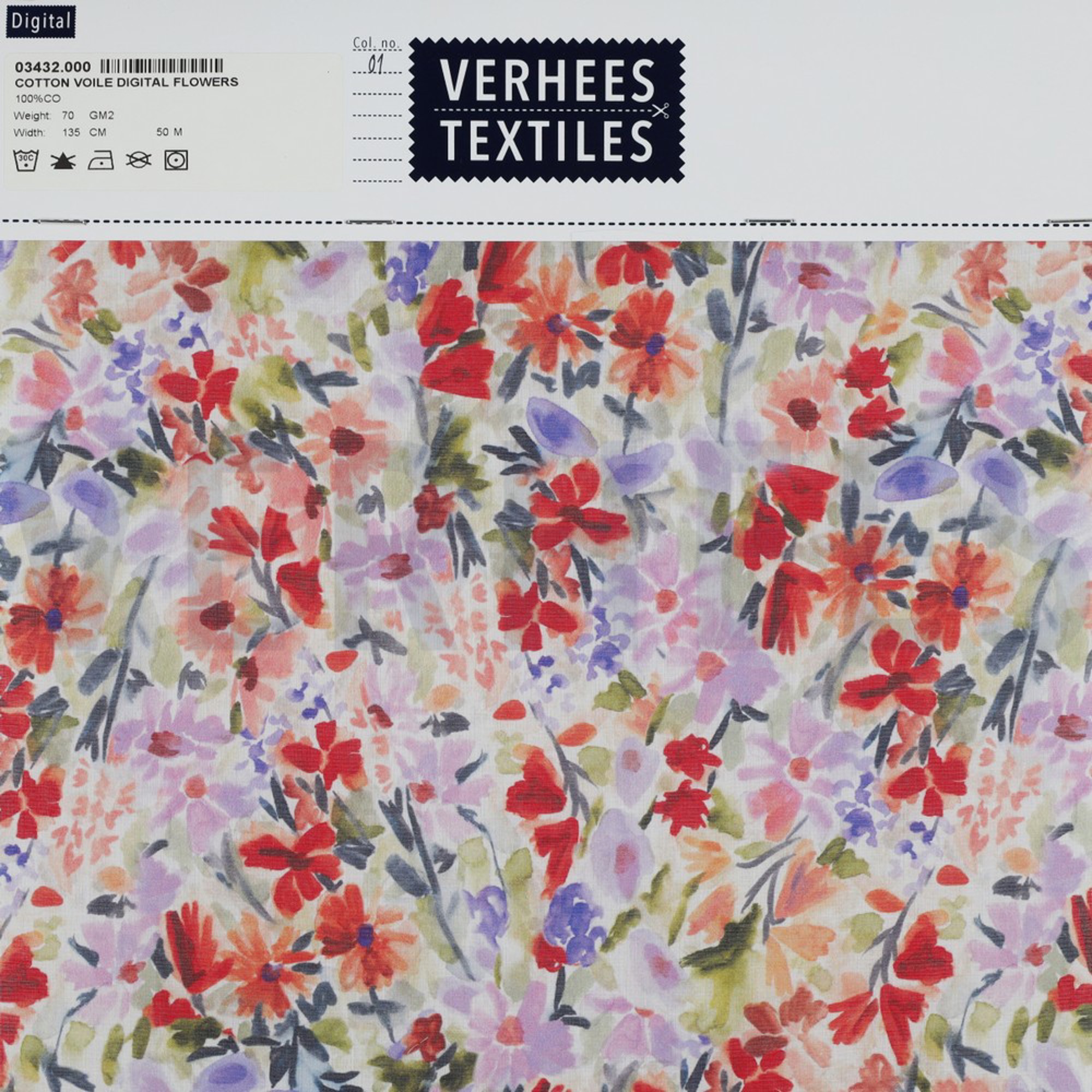 COTTON VOILE DIGITAL FLOWERS PURPLE (high resolution) #4