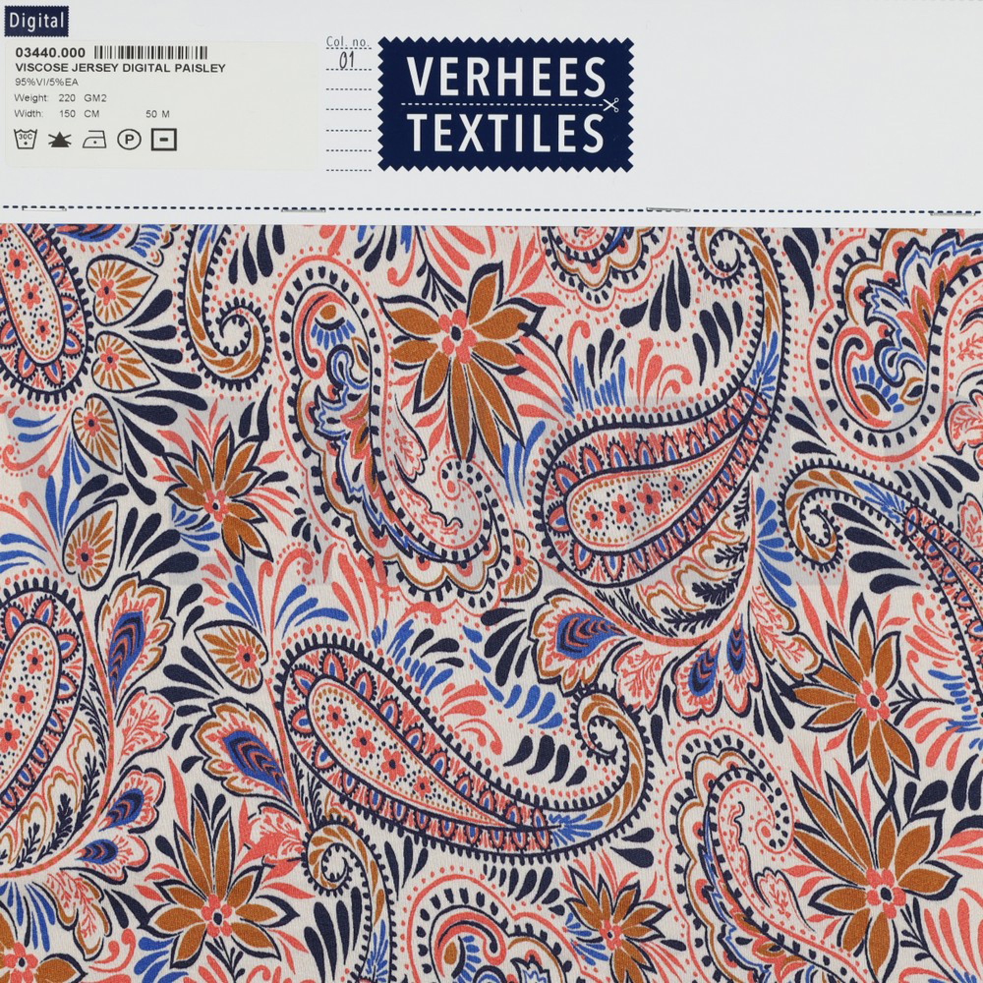 VISCOSE JERSEY DIGITAL PAISLEY ORANGE (high resolution) #4