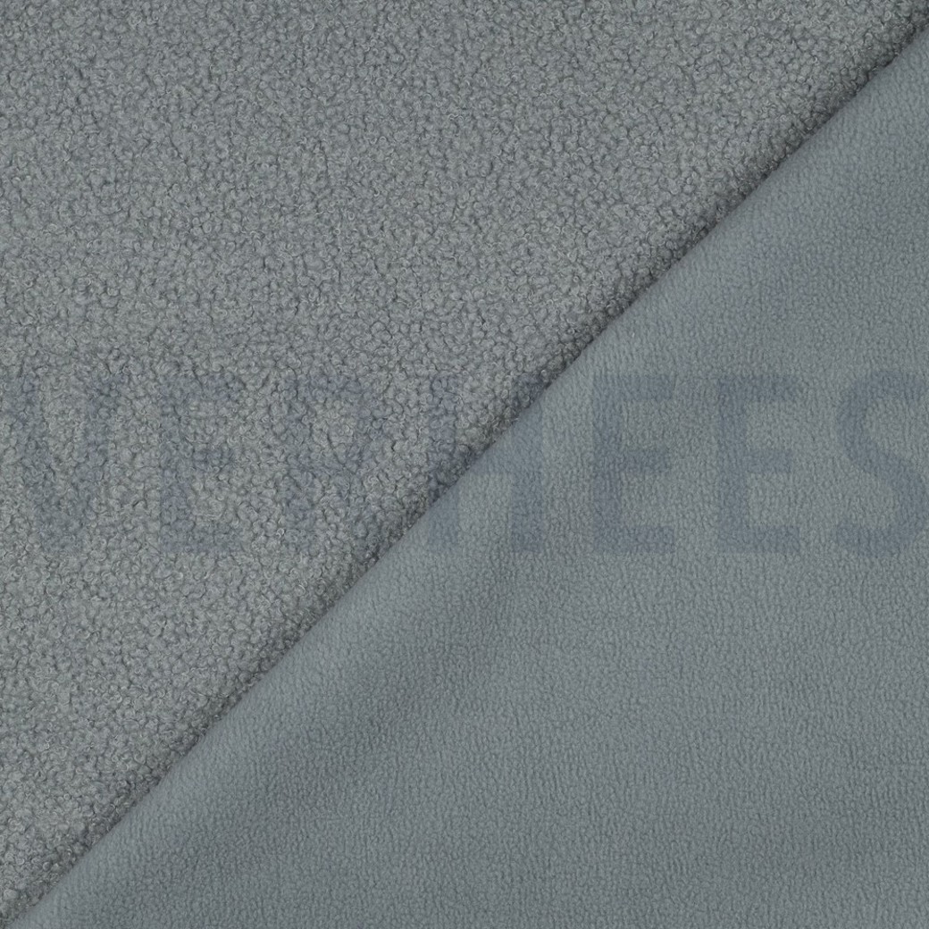 TEDDY FLEECE DOUBLE SIDED PALE TURQUOISE #4