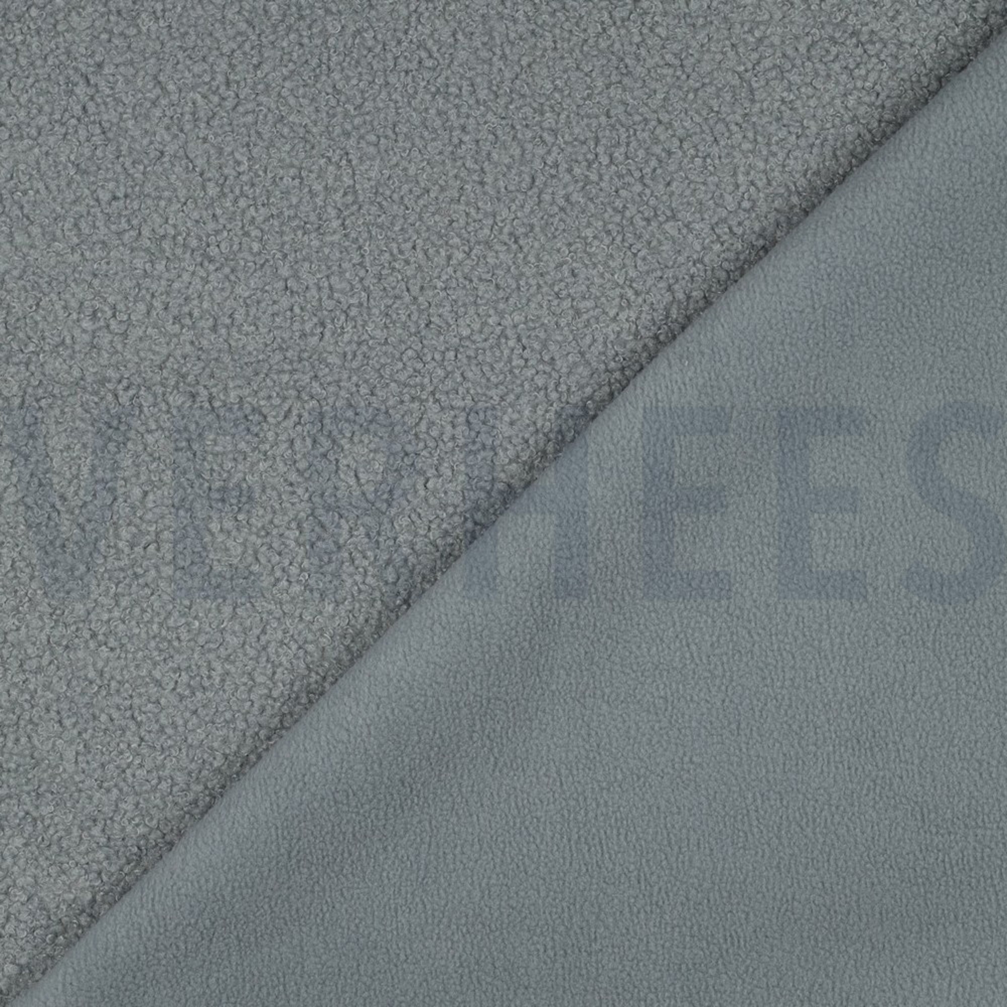 TEDDY FLEECE DOUBLE SIDED PALE TURQUOISE (high resolution) #4
