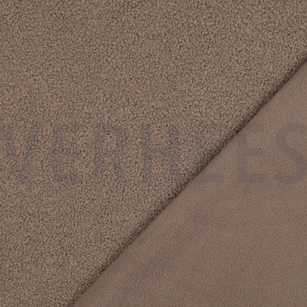 TEDDY FLEECE DOUBLE SIDED TAUPE #4