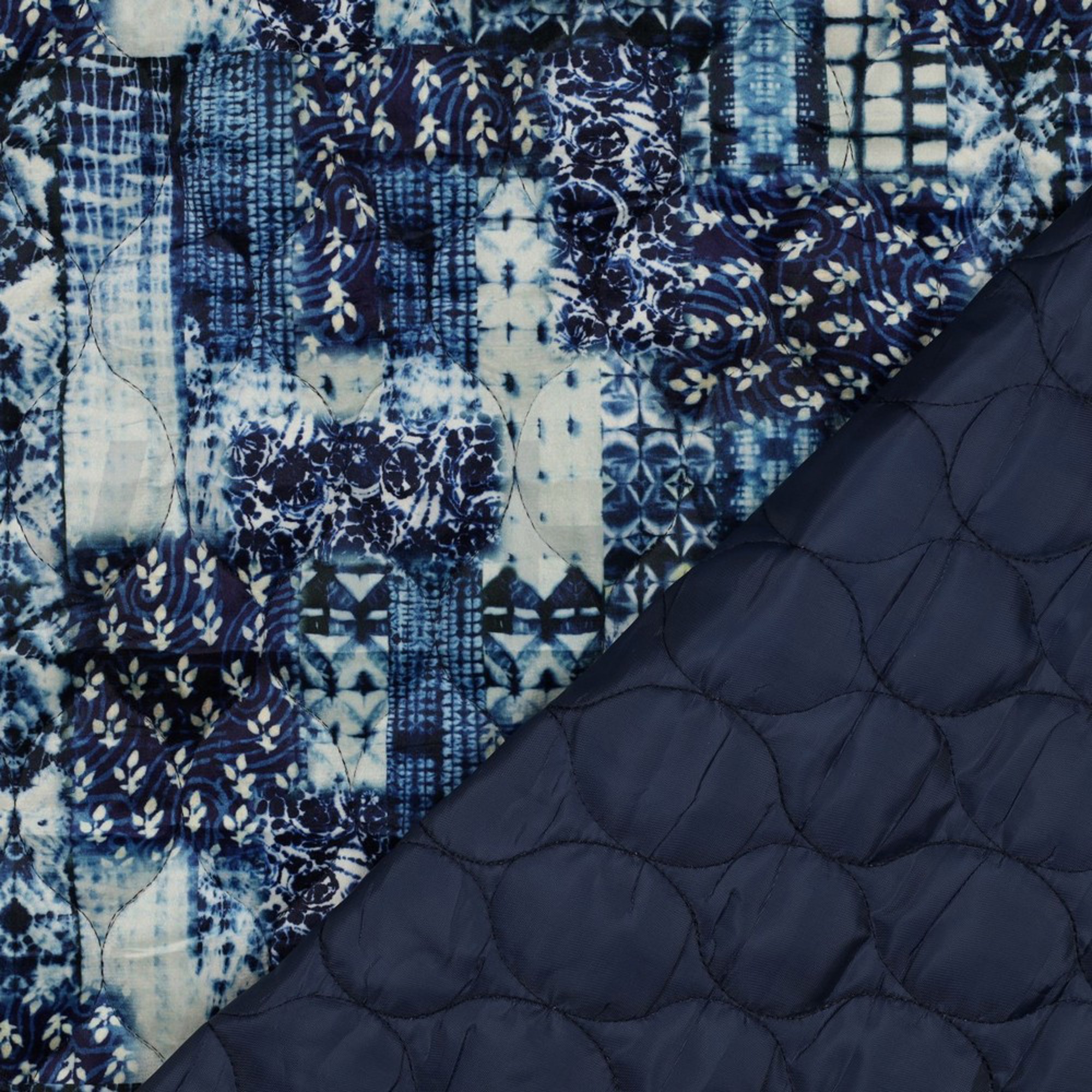 STEPPED VELVET DIGITAL PATCHWORK NAVY (high resolution) #4